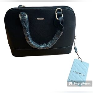 NWT Lovevook Dome Satchel Handheld/Shoulder Small Crossbody Purse w/ Double Zip